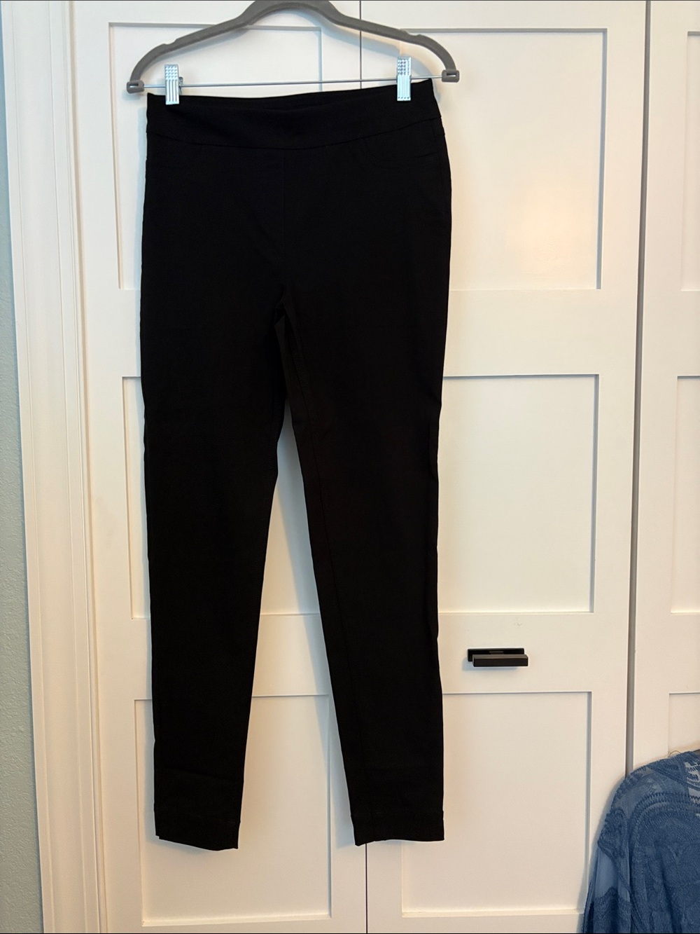 Black Slim Ponte Leggings pants w stretch